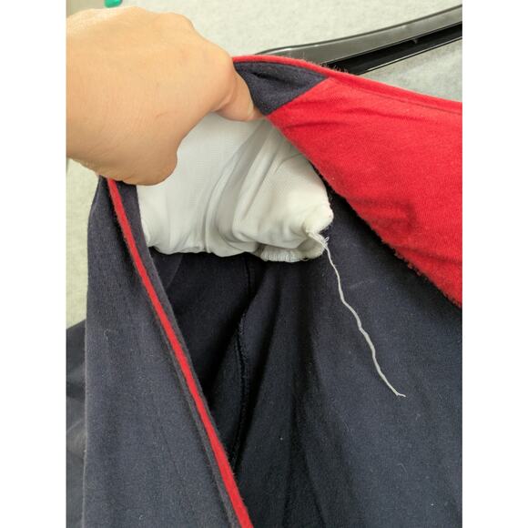 Dockers Cardigan Men’s 1X Black Vintage Golf Sweater with Blue Stripe V Neck - Picture 11 of 15